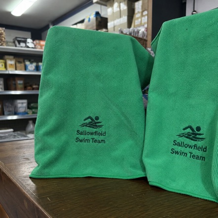 Branded rally towels with logo