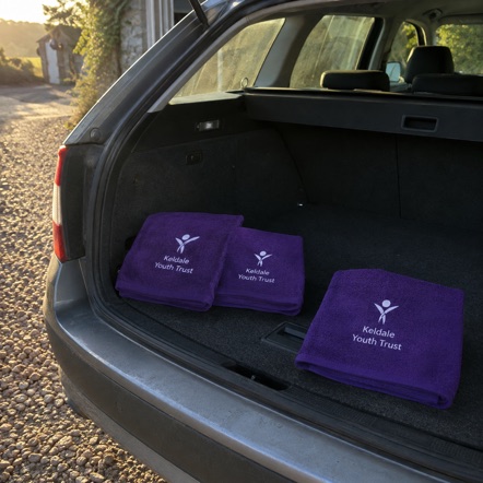 Custom printed rally towels in bulk