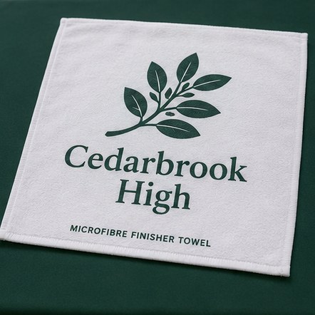Customized rally towels for sponsors and brand activations