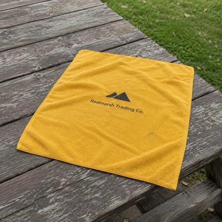 Promotional custom rally towels with company logo