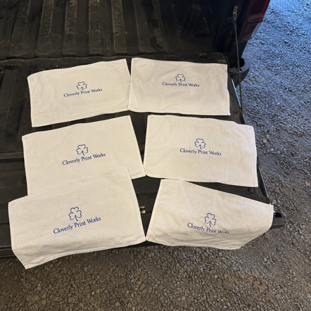Wholesale custom rally towels